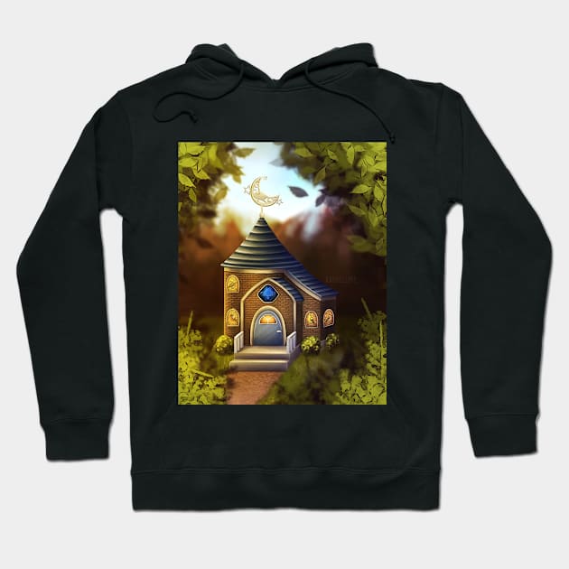 Wizard's house in the forest Hoodie by Karmellime